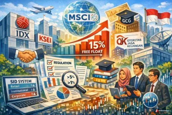 OJK, BEI, dan KSEI Siapkan Penyesuaian Free Float hingga Perluasan Keterbukaan Data untuk Perkuat Transparansi Pasar