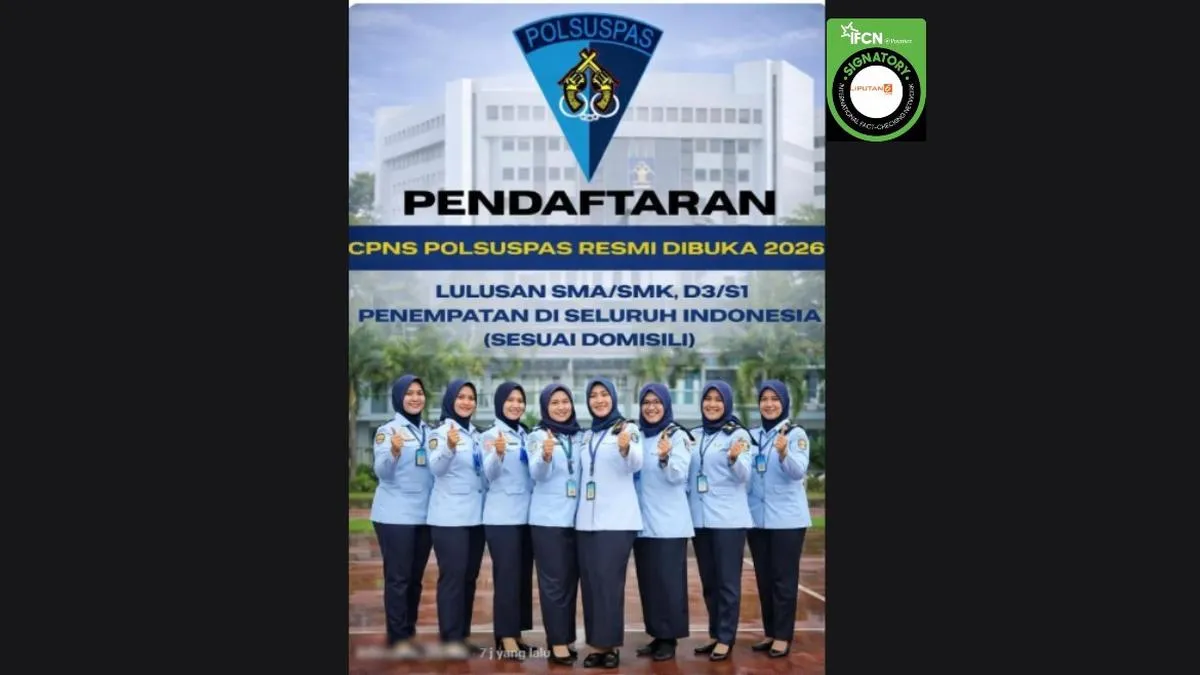Kemenimipas Tegaskan Tidak Ada Link Pendaftaran CPNS Polsuspas 2026 yang Resmi