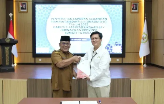 Pasaman Barat Serahkan LKPD Unaudited 2025 ke BPK Sumbar Tepat Waktu