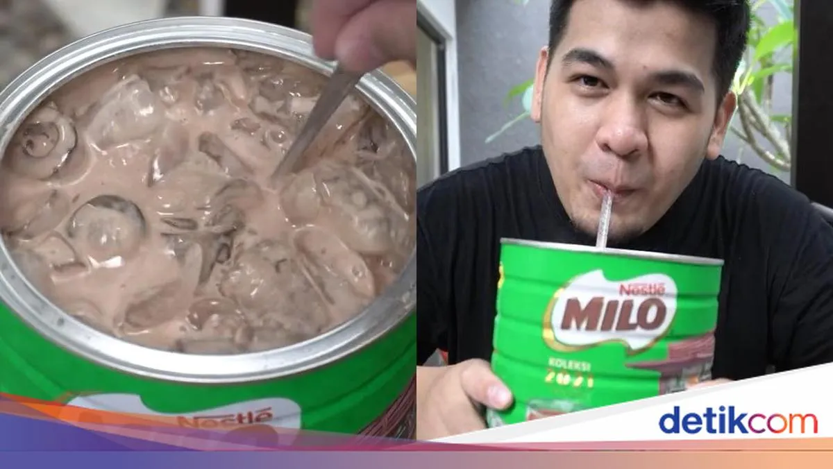 Tren Viral di TikTok: Minum Milo Langsung dari Kaleng