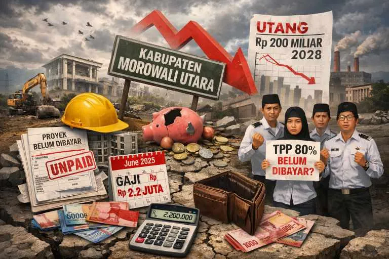 Tanda Tekanan Keuangan di Morowali Utara: TPP CPNS Belum Cair dan Proyek Rampung Belum Terbayar