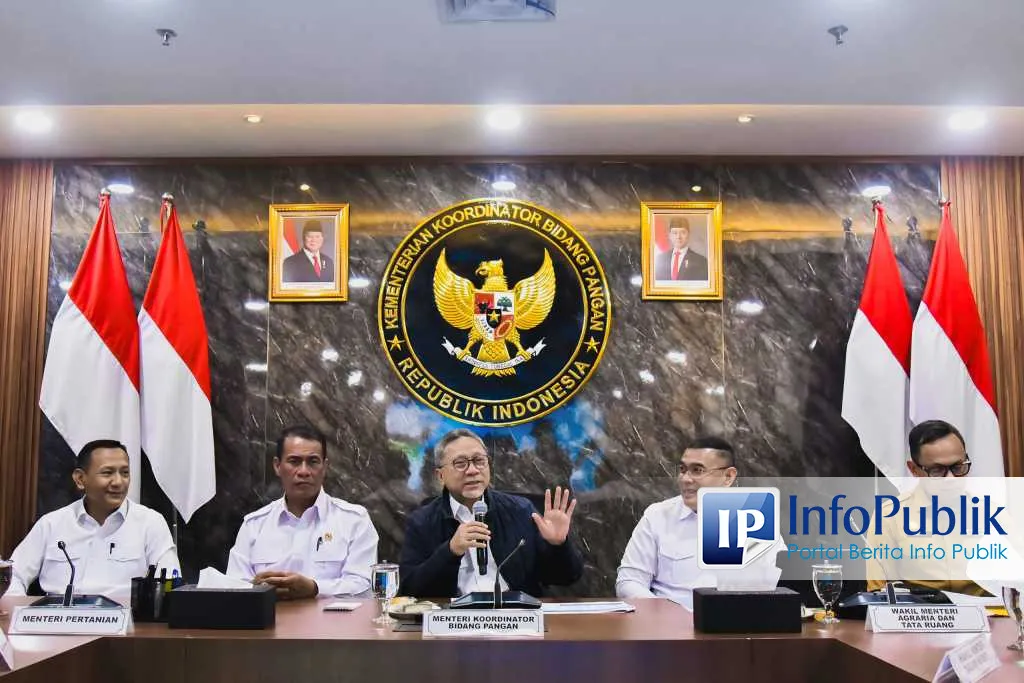 Rakortas Kemenko Pangan Bahas Pengendalian Alih Fungsi Lahan Sawah dan Penetapan Peta LSD
