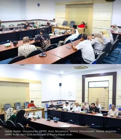 DPRD Banjarbaru Rapat Banmus untuk Susun Agenda Kegiatan April 2026