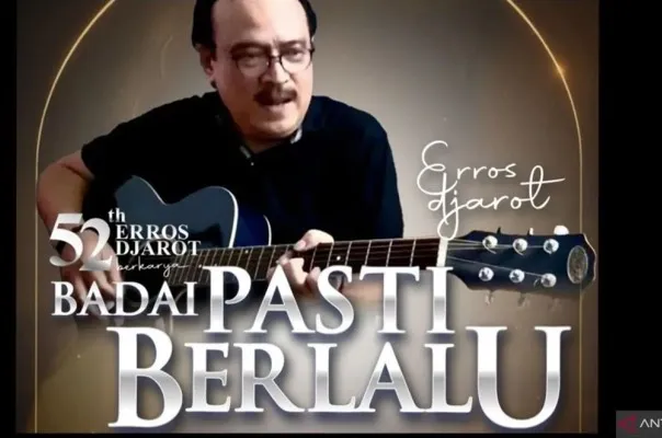 Erros Djarot Gelar "Badai Pasti Berlalu Live in Concert" di Balai Sarbini pada 25 April 2026