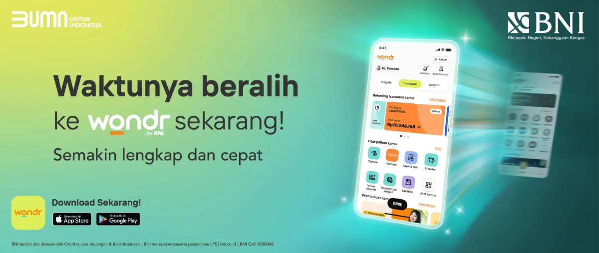BNI Akan Tutup Layanan Internet Banking per 4 Mei 2026