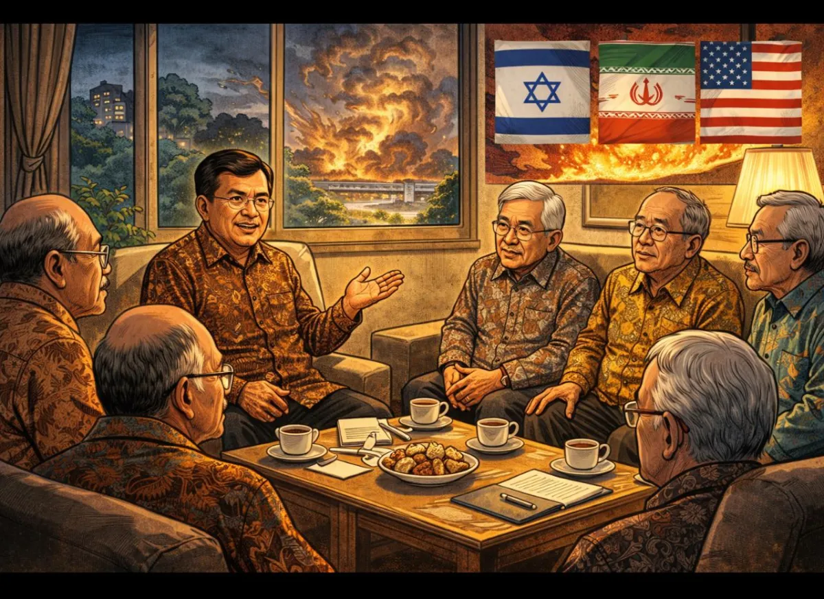 Jusuf Kalla Kumpulkan Mantan Dubes di Kediamannya, Soroti Peran Diplomasi Jalur Kedua