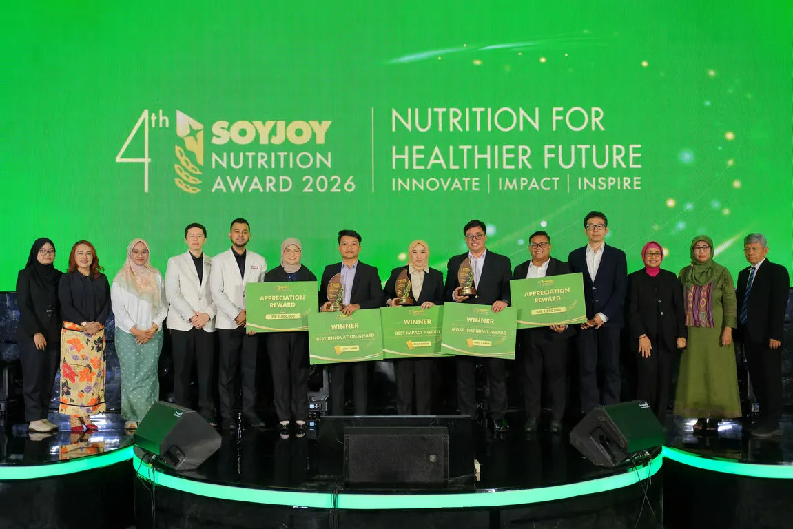 SOYJOY Nutrition Award 2026 Himpun 213 Program Gizi dari 96 Kota, Apresiasi Tiga Inisiatif Terbaik