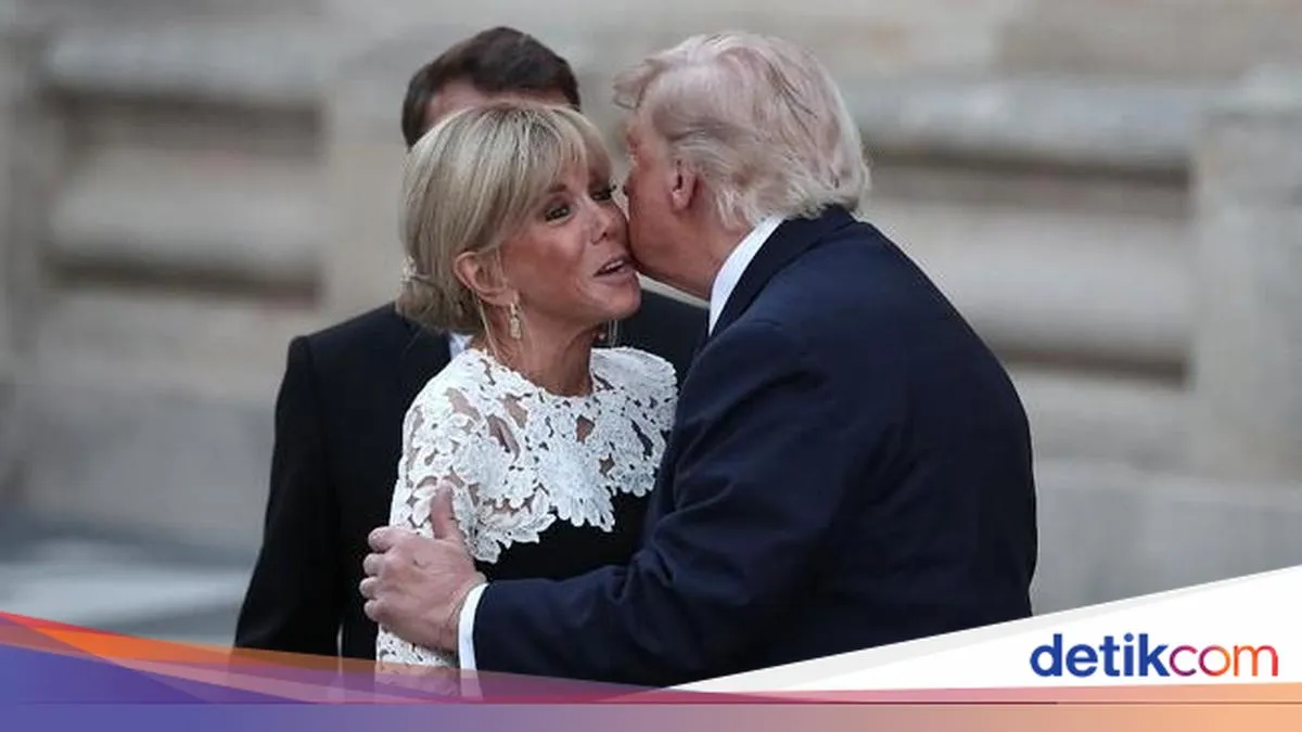Jabat Tangan 13 Detik Trump dengan Brigitte Macron di G7: Gestur Kecil yang Membuka Percakapan Besar
