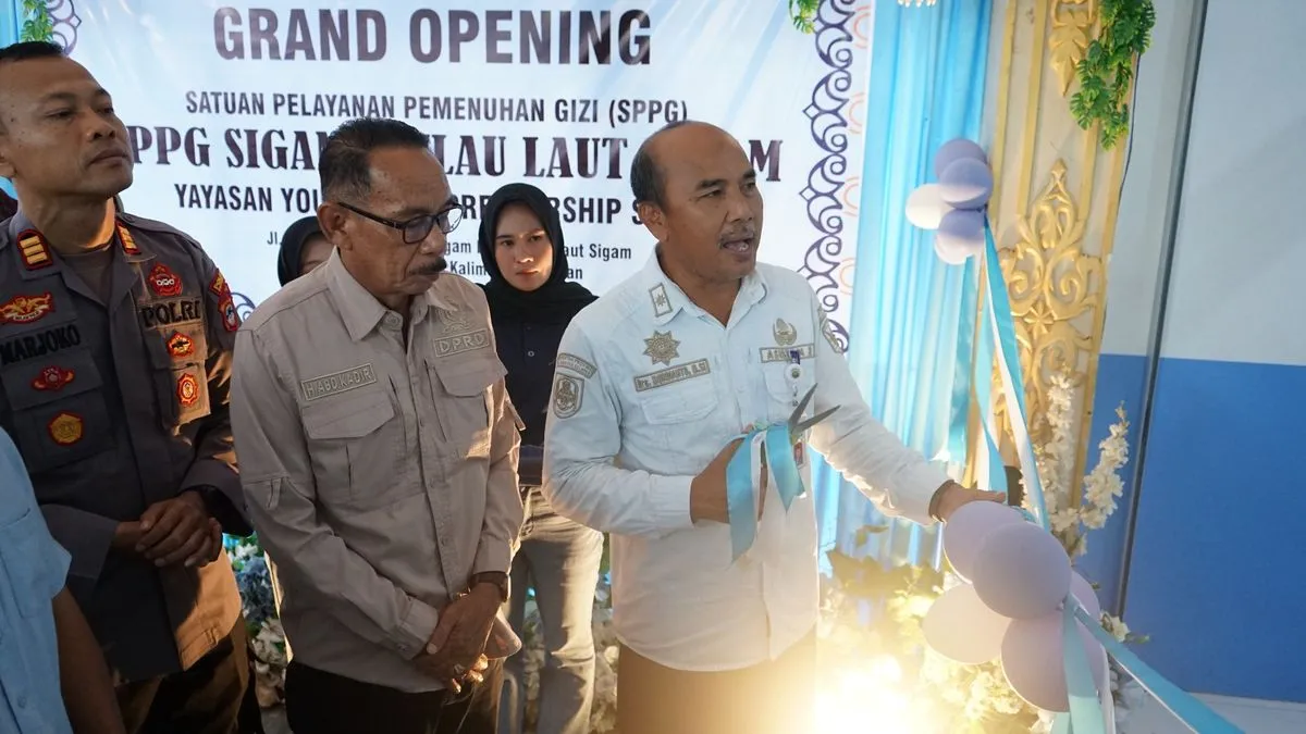 Program Makan Bergizi Gratis Diluncurkan di Pulau Laut Sigam, Kotabaru