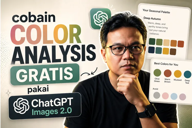 Mencoba Tren Viral: ChatGPT Images 2.0 Dipakai untuk Color Analysis Gratis