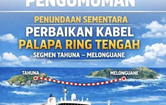 Perbaikan Kabel Palapa Ring Segmen Tahuna–Melonguane Ditunda, Layanan Internet di Sangihe Masih Normal