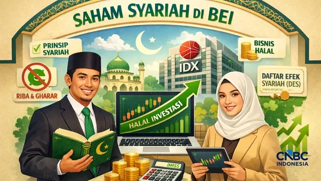 BEI Catat 72% Saham Tercatat Masuk Kategori Syariah