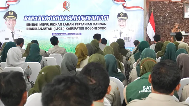 Pemkab Bojonegoro Targetkan Perlindungan Sawah 87% untuk Perkuat Ketahanan Pangan