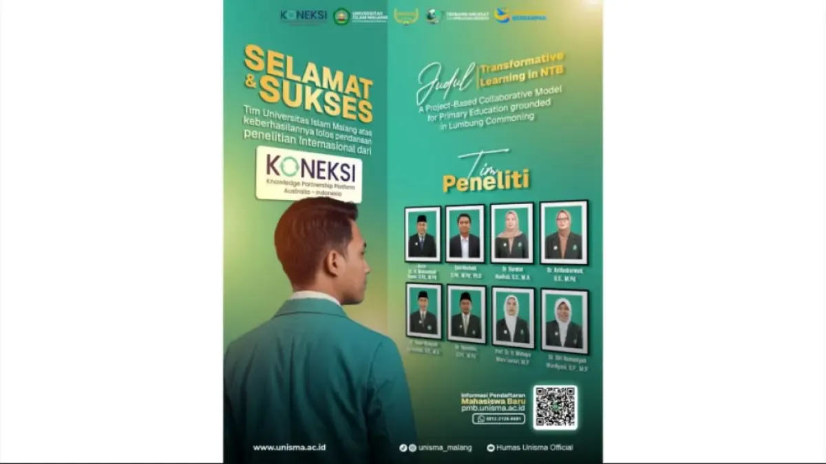 UNISMA Dapat Hibah Riset Internasional KONEKSI untuk Kembangkan Pembelajaran Inklusif di Lombok Utara