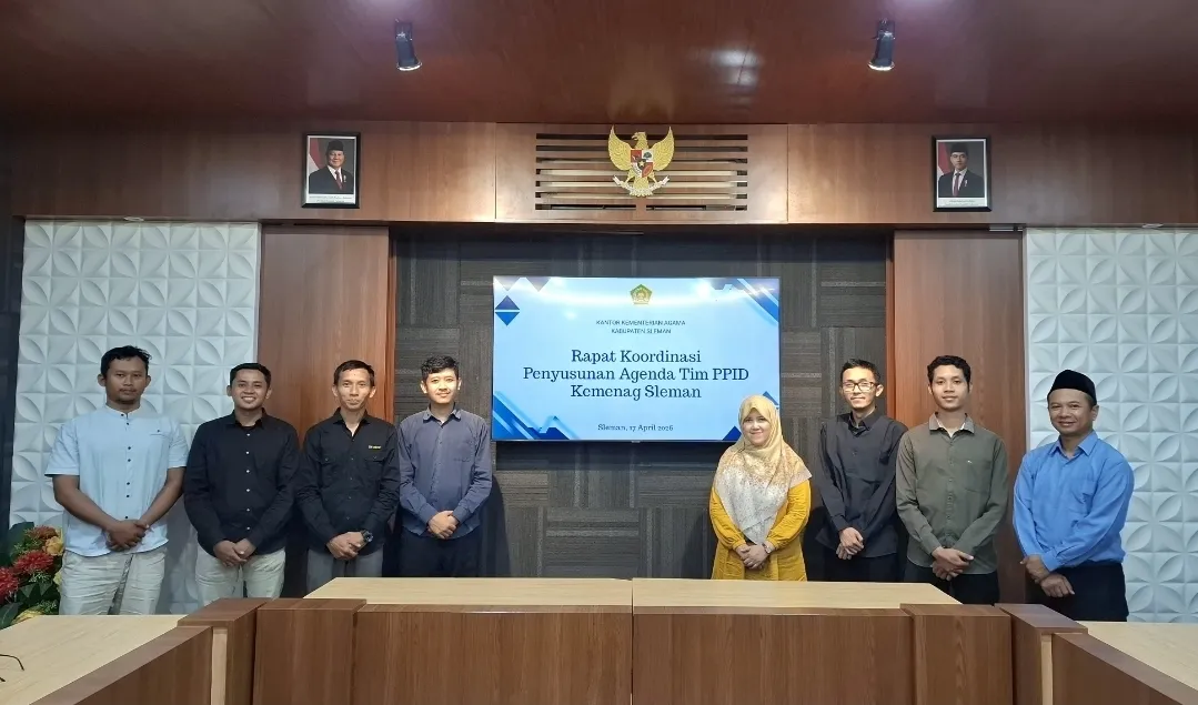 Kemenag Sleman Gelar Rakor Susun Agenda Tim PPID untuk Perkuat Keterbukaan Informasi