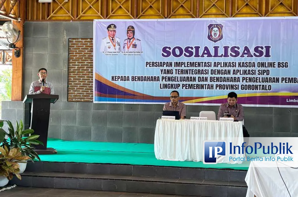 Badan Keuangan Gorontalo Sosialisasikan Persiapan Kasda Online Terintegrasi SIPD