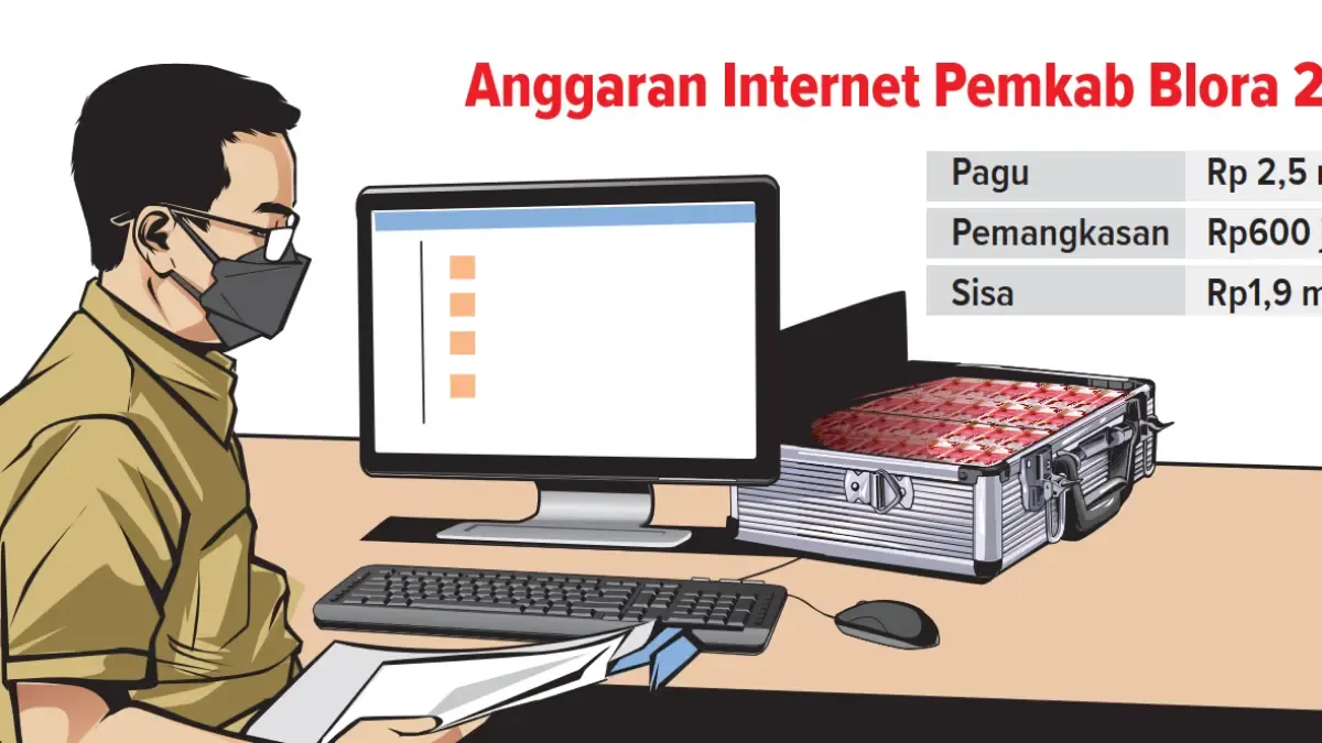 Pemkab Blora Pangkas Anggaran Belanja Internet dari Rp2,5 Miliar menjadi Rp1,9 Miliar