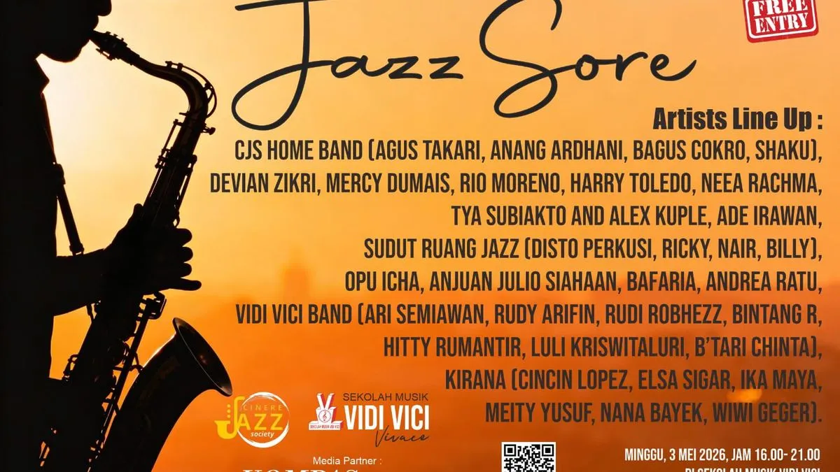 Cinere Jazz Society Gelar Jazz Sore di Vidi Vici Vivace Music School, Satukan Komunitas Jaz Depok