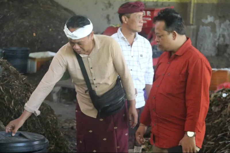 BRIN Tinjau TPS3R Desa Baktiseraga untuk Kajian Gerakan Bali Bersih Sampah