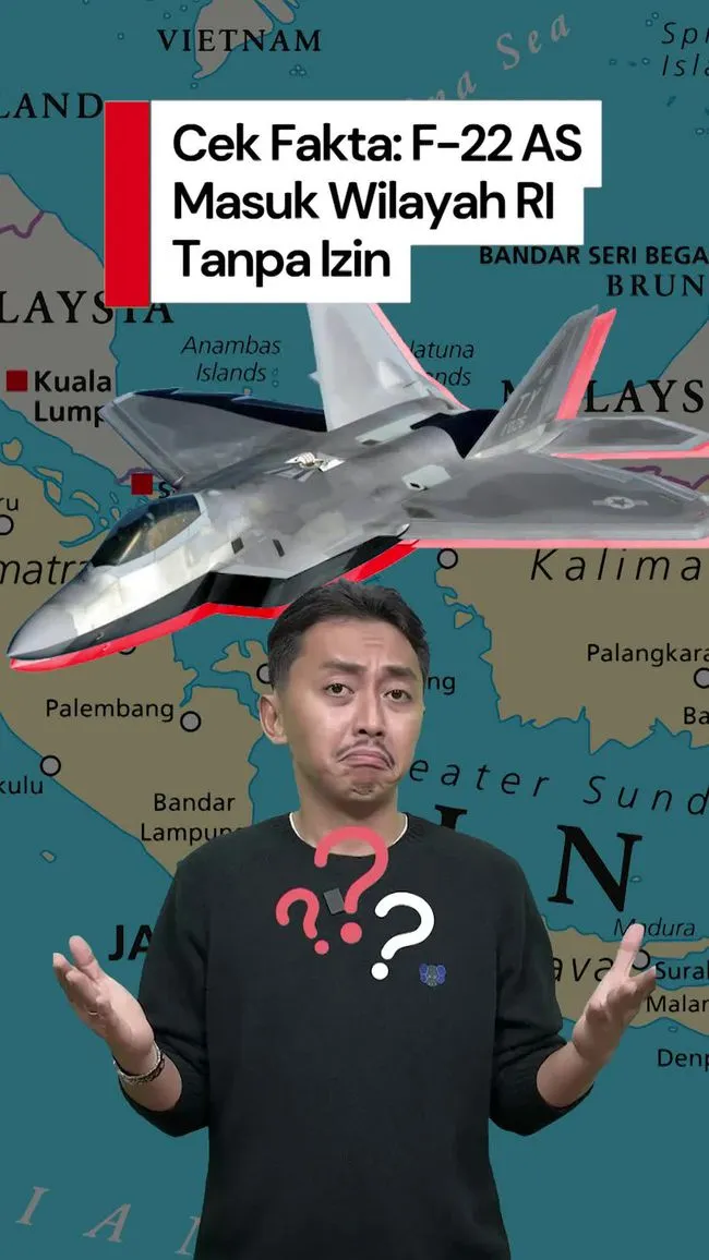 Klaim Video F-22 AS Masuk Wilayah Udara Indonesia Tanpa Izin Dipastikan Tidak Benar