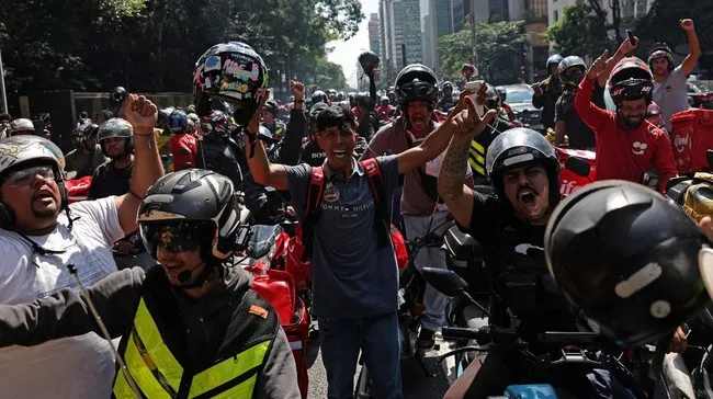 Parlemen Brasil Tunda Pembahasan Aturan Ojol, Revisi Batasi Potongan Aplikasi Maksimal 30%