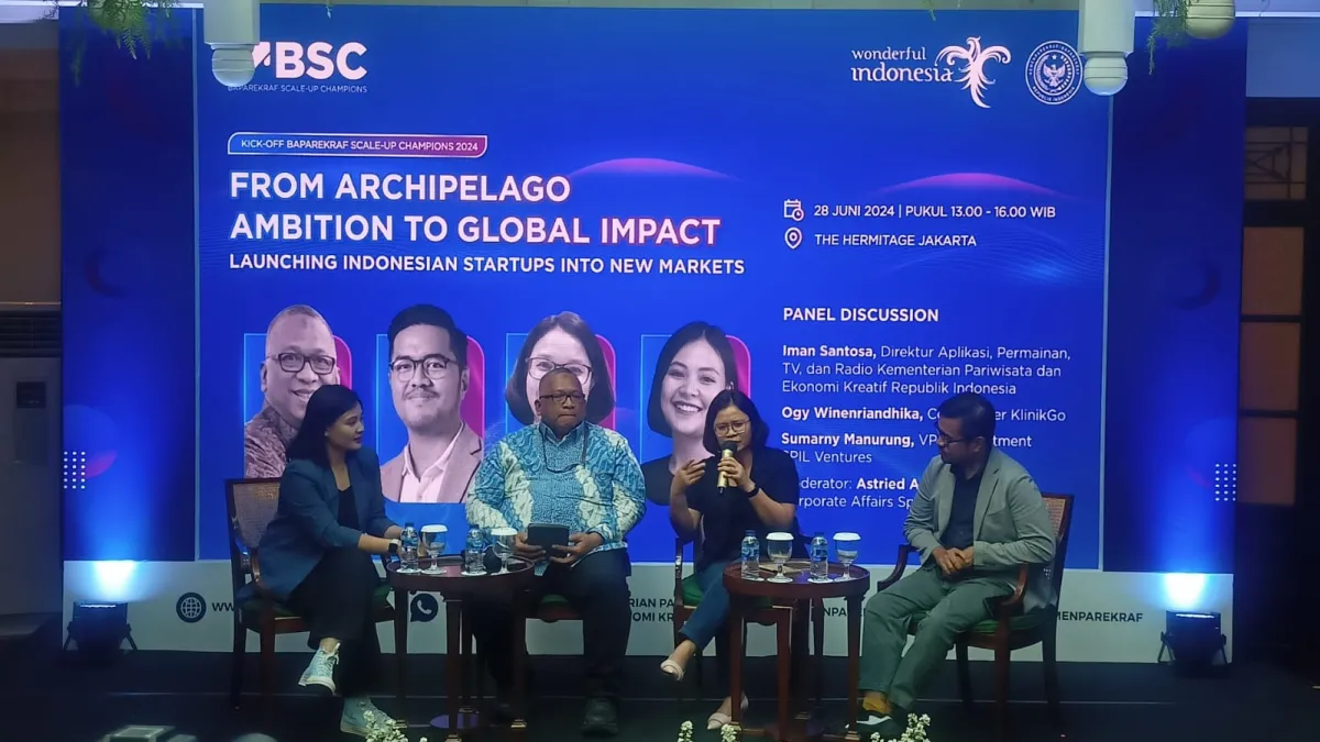 Kemenparekraf Luncurkan Baparekraf Scale-Up Champions 2024, Umumkan 10 Startup Terpilih
