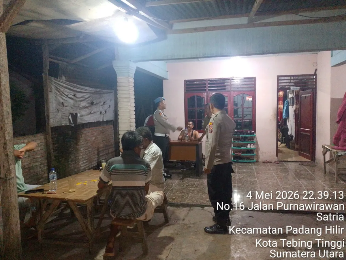Polres Tebing Tinggi Tindaklanjuti Laporan Musik Karaoke Keras di Padang Hilir