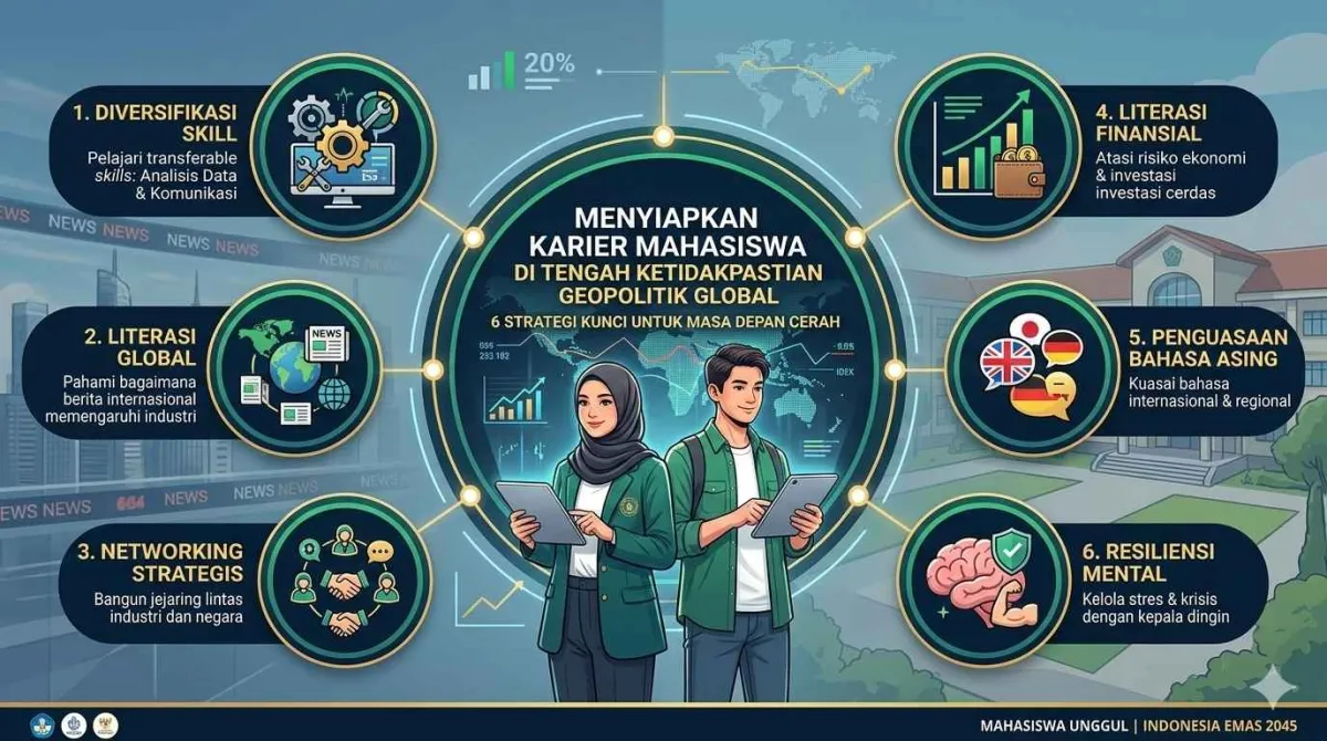 Strategi Mahasiswa Menyiapkan Karier di Tengah Ketidakpastian Geopolitik Global