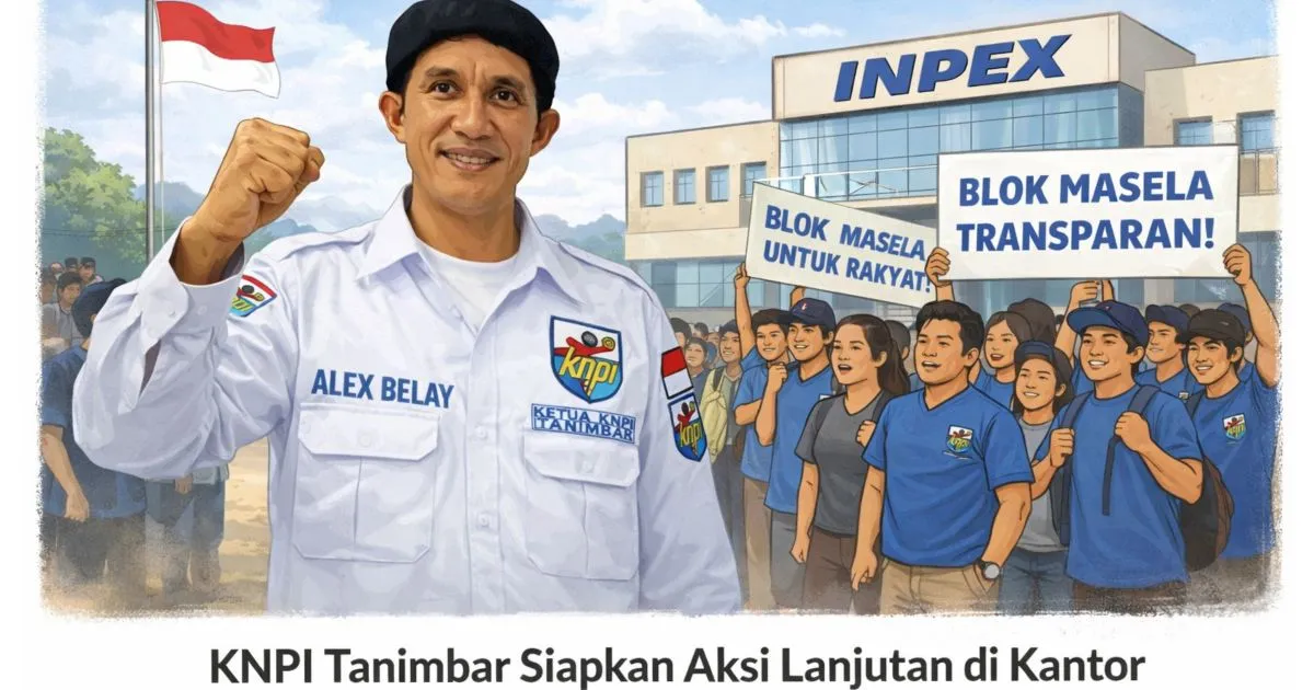KNPI Kepulauan Tanimbar Rencanakan Aksi Lanjutan di Kantor INPEX, Desak Transparansi Blok Masela
