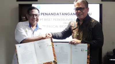 PT Riset Perkebunan Nusantara Gandeng Pascal Biotech untuk Perkuat Inovasi Bioteknologi Perkebunan