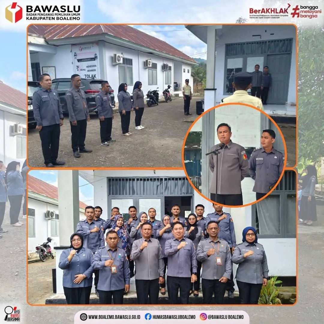 Apel Senin Bawaslu Boalemo Awali Mei 2026, Bahas Konsolidasi Demokrasi hingga Agenda Strategis
