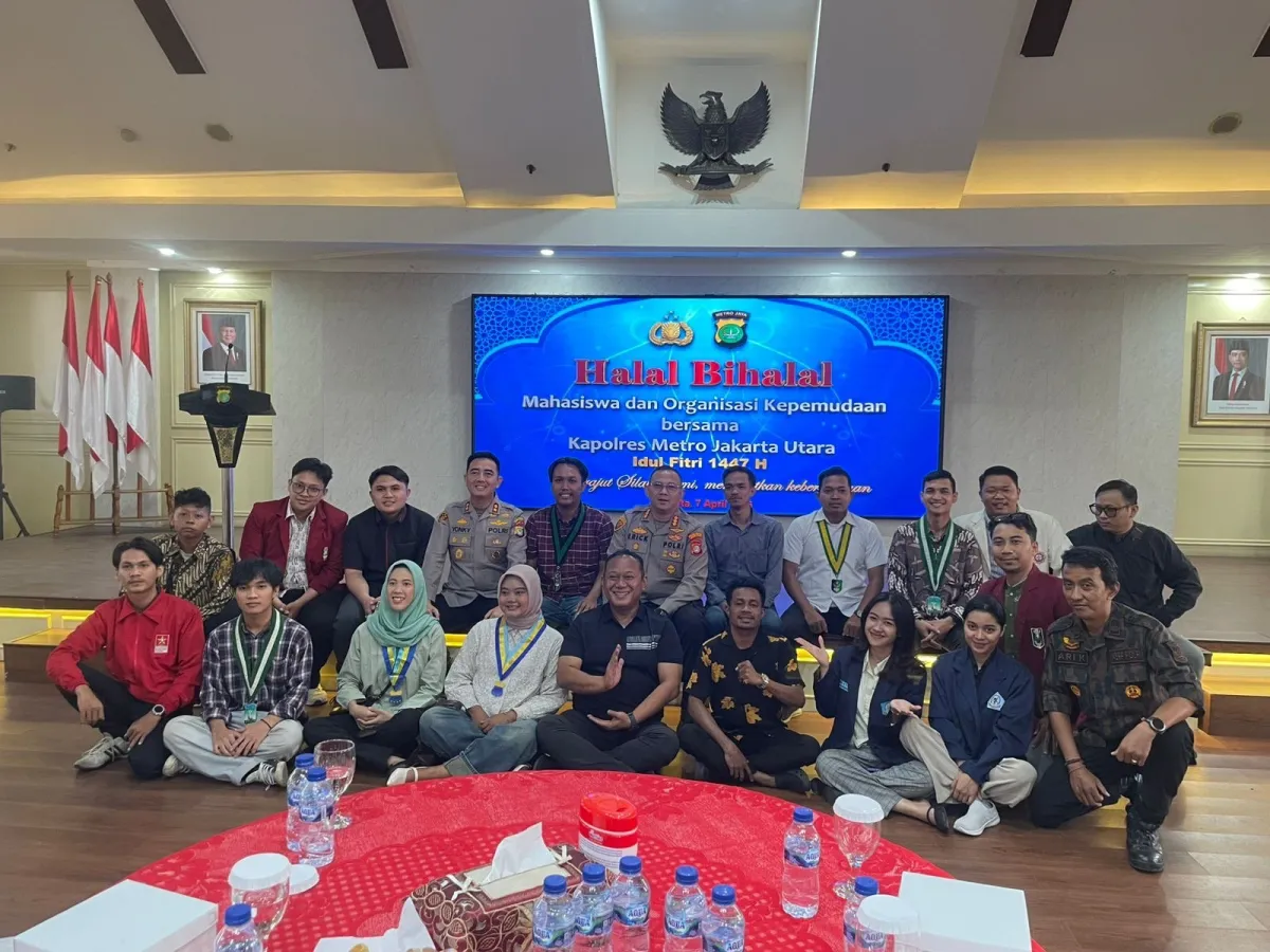 Cipayung Plus Jakarta Utara Hadiri Halal Bihalal Sabuk Kamtibmas, Kapolres Soroti Dampak Gejolak Global pada Ekonomi Warga