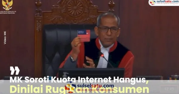 MK Soroti Skema Kuota Internet Hangus, Hakim Nilai Berpotensi Rugikan Konsumen