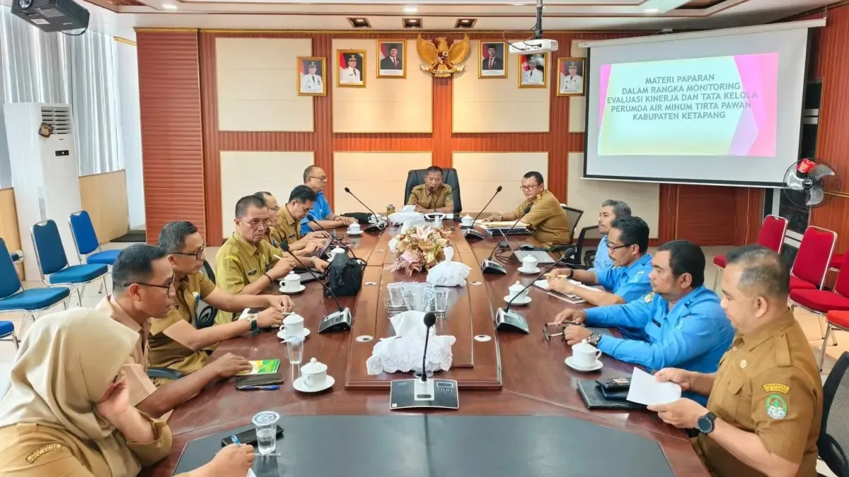 Pemkab Ketapang Evaluasi Perumda Tirta Pawan, Dorong Profesionalisme dan Transparansi
