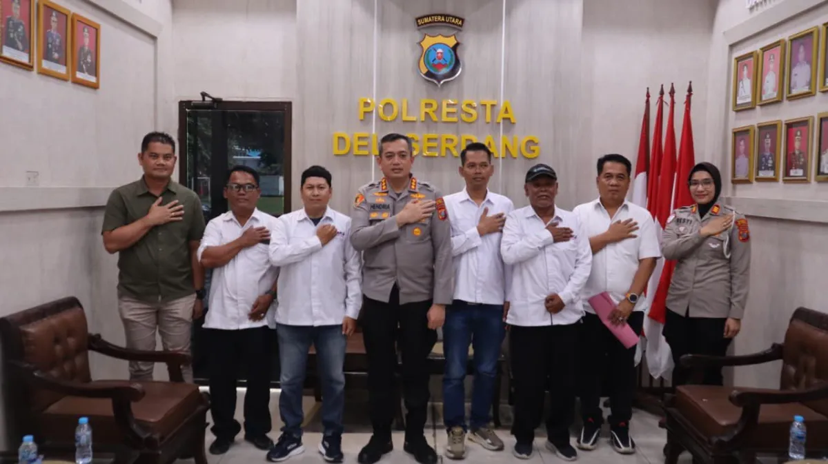 Kapolresta Deli Serdang Terima Audiensi SMSI, Tekankan Kekompakan dan Keterbukaan Informasi