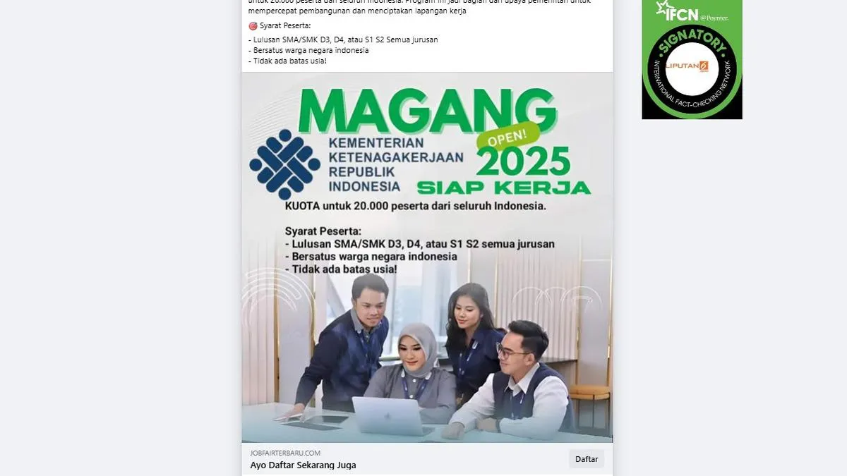 Program Kemnaker Kerap Dijadikan Hoaks, Waspadai Tautan Pendaftaran dan Cek Status BSU Palsu
