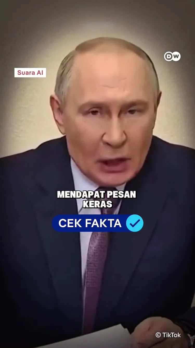 Cek Fakta: Klaim Putin Beri ‘Pelajaran Keras’ kepada Prabowo soal Minyak Rusia Viral di TikTok