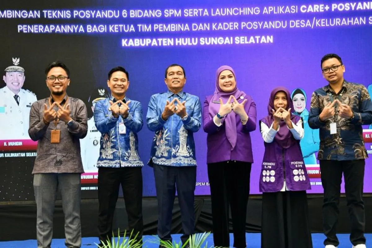 Pemkab Hulu Sungai Selatan Gelar Bimtek Kader Posyandu dan Luncurkan Aplikasi Care+ Posyandu 2026