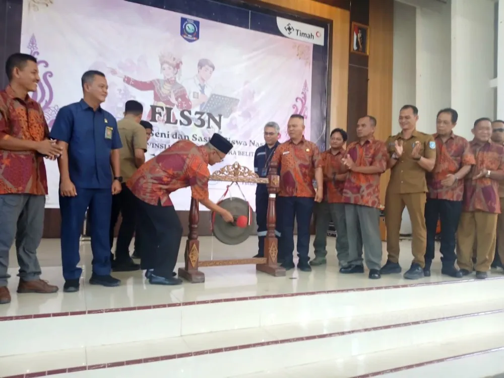 PT TIMAH Fasilitasi Gedung Majapahit untuk Pelaksanaan FLS3N Bangka Barat