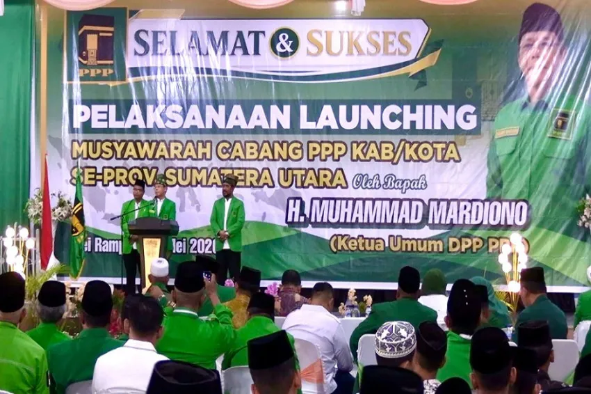 Mardiono Buka Muscab PPP Sumut, Tekankan Soliditas Kader Jelang Verifikasi Pemilu 2027