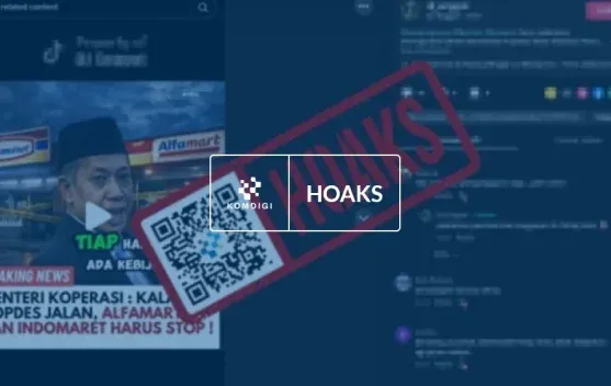 Klaim DPR Setujui Penutupan Ritel Modern demi Koperasi Desa Disebut Hoaks