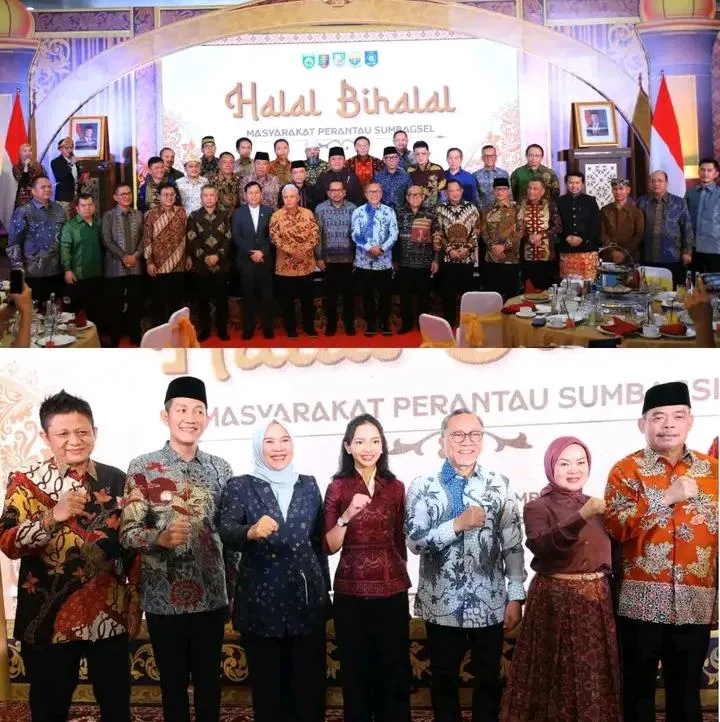 Denting Kulintang OKU Timur Sambut Halal Bihalal Perantau Sumbagsel di Griya Agung