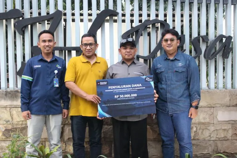 ASDP Salurkan Bantuan Pengembangan Wisata Kuliner di RTH Desa Ketapang Banyuwangi