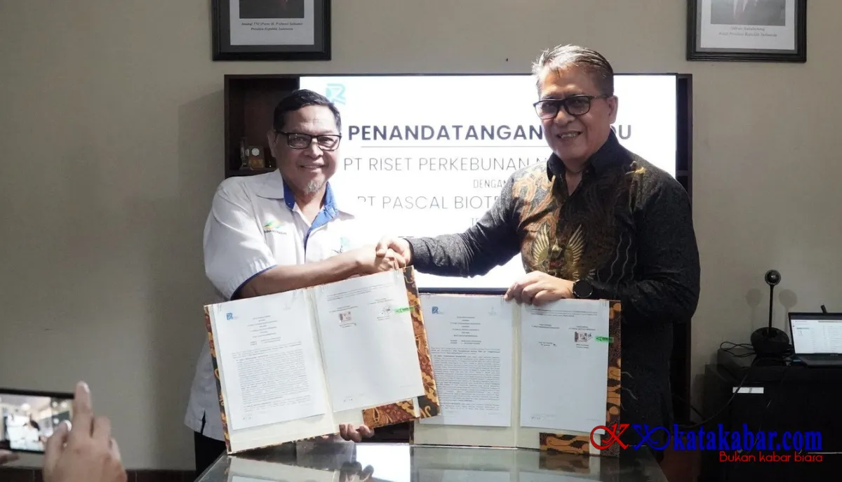 PT RPN dan Pascal Biotech Teken MoU untuk Perkuat Kolaborasi Riset dan Industri Perkebunan