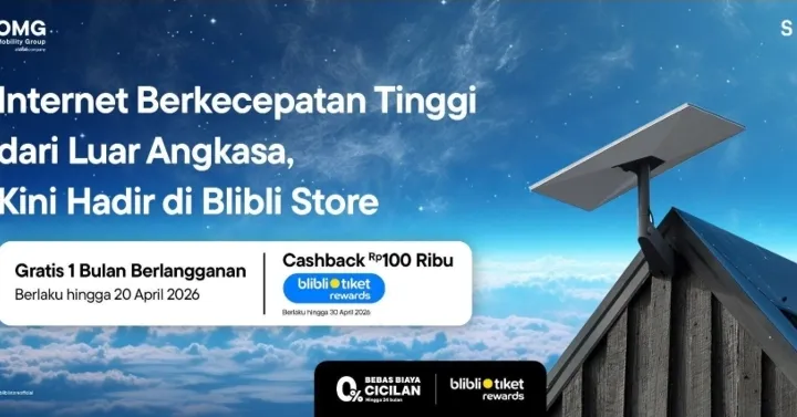 Blibli Store Resmi Menjual Perangkat Starlink di Gerai Terpilih
