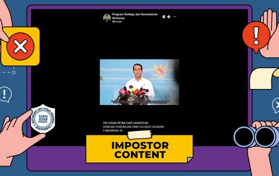 Cek Fakta: Video Facebook yang Klaim Menteri Pertanian Amran Sulaiman Bagi-Bagi Rezeki Disebut Hasil Manipulasi