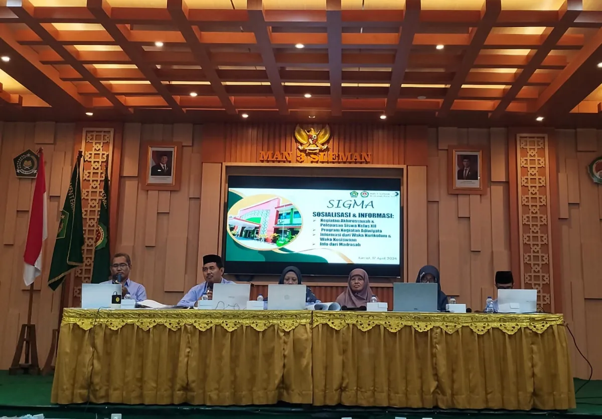 Forum SIGMA MAN 3 Sleman Bahas Persiapan Akhirussanah, Adiwiyata, hingga Pembaruan Kurikulum