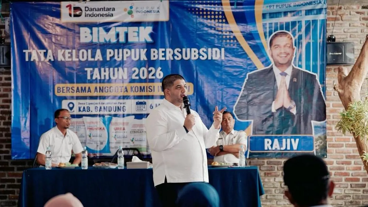 Rajiv Minta Distribusi Pupuk Bersubsidi Lebih Transparan, Soroti Keluhan Stok di Kios