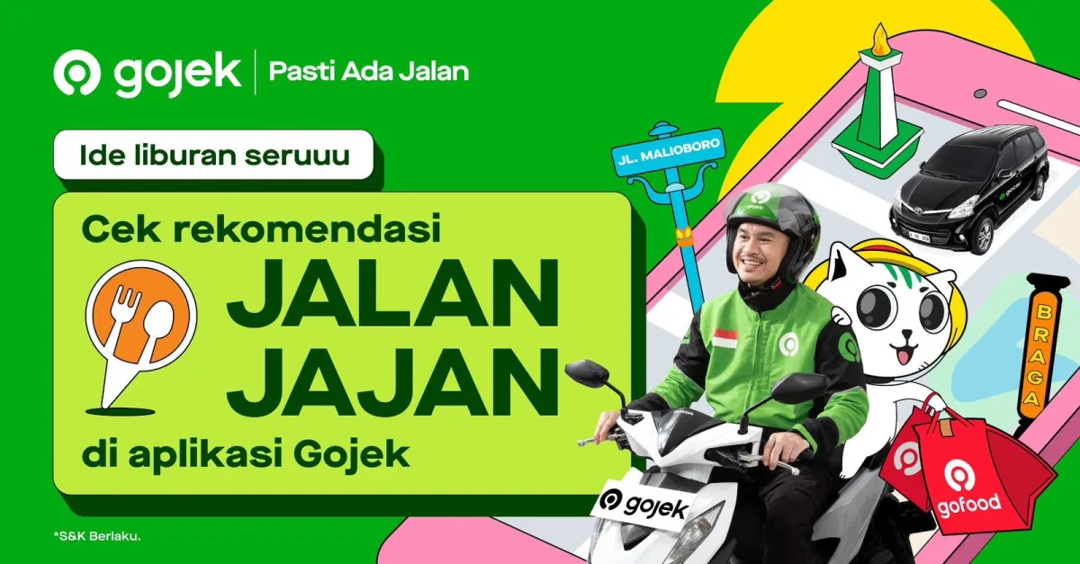 Gojek Luncurkan Kurasi “Jalan Jajan” di Aplikasi untuk Temani Libur Sekolah di Lima Kota