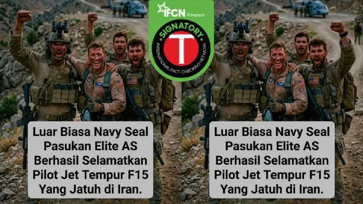 Klaim Foto Penyelamatan Pilot F-15 di Iran Keliru, Gambar Terbukti Buatan AI